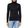 image:imageNautica Womens Long Sleeve Solid Turtleneck ShirtBlack