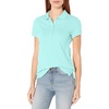 image:imageNautica Womens Short Sleeve Cotton Polo ShirtAruba Blue