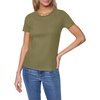 image:imageNautica Womens Short Sleeve Crew Neckline TShirtBurnt Olive