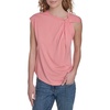 image:imageNautica Womens Sleeveless Twist Tie Soft Solid TopBloom