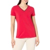 image:imageNautica Womens Solid VNeck Short Sleeve TShirt ShirtRegatta Red