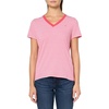 image:imageNautica Womens Solid VNeck Short Sleeve TShirt ShirtRosetteBright White