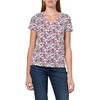 image:imageNautica Womens Solid VNeck Short Sleeve TShirtBright White Multi