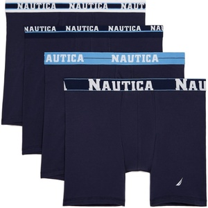 image:imageNautica Mens 4 Pack Limited Edition Stretch Boxer Briefs4 Peacoat  Assorted Wb
