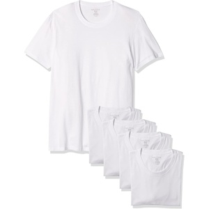 image:imageNautica Mens 5 Pack Cotton Crew Neck TShirtsWhite  5 Pack