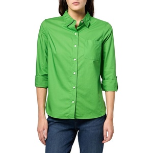 image:imageNautica Womens Button Front Long Sleeve Roll Tab ShirtNew Leaf