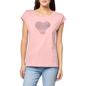 image:imageNautica Womens Hotfix Short Sleeve Heart Graphic TeeBridal Rose