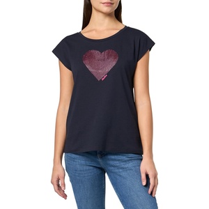 image:imageNautica Womens Hotfix Short Sleeve Heart Graphic TeeNight Sky