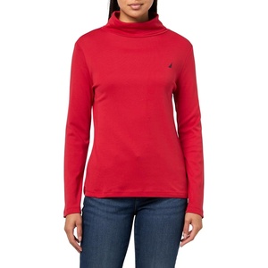 image:imageNautica Womens Long Sleeve Solid Turtleneck ShirtSamba