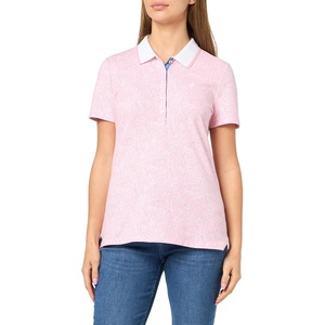 image:imageNautica Womens Polo Short Sleeve Button Placket PoloBridal Rose Multi