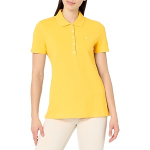image:imageNautica Womens Short Sleeve Cotton Polo ShirtDaffodil