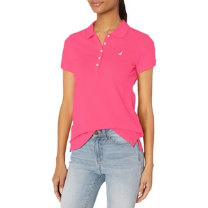 image:imageNautica Womens Short Sleeve Cotton Polo ShirtLeis Pink