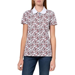 image:imageNautica Womens Short Sleeve Cotton Polo ShirtNew Bright White Multi
