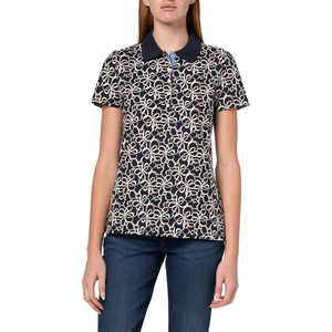image:imageNautica Womens Short Sleeve Cotton Polo ShirtNew Night Sky Multi