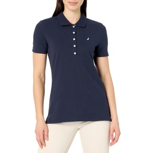 image:imageNautica Womens Short Sleeve Cotton Polo ShirtNight Sky