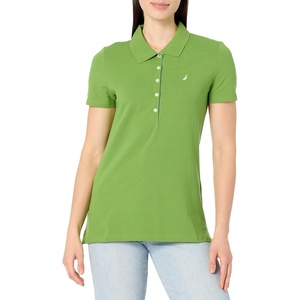 image:imageNautica Womens Short Sleeve Cotton Polo ShirtSalted Lime