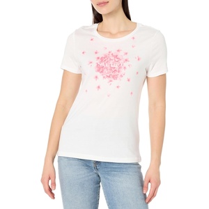 image:imageNautica Womens Short Sleeve Crew Neckline TShirtBright WhiteSeashell