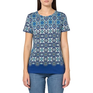 image:imageNautica Womens Short Sleeve Crew Neckline TShirtMarina Blue Multi