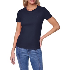 image:imageNautica Womens Short Sleeve Crew Neckline TShirtNight Sky
