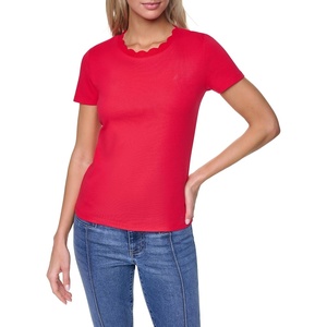 image:imageNautica Womens Short Sleeve Crew Neckline TShirtRegatta Red
