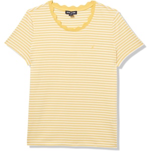 image:imageNautica Womens Short Sleeve Crew Neckline TShirtSnapdragonIvory