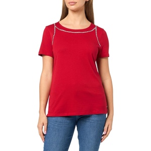 image:imageNautica Womens Short Sleeve Crewneck TShirtHaute Red