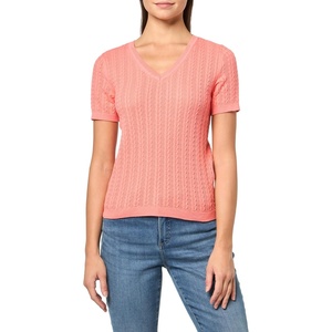 image:imageNautica Womens Solid VNeck Short Sleeve TShirt ShirtBloom